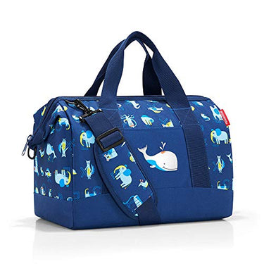 reisenthel Allrounder Kids Kleine Reisetasche für Kinder Mit Stecklasche für Reisetrolleys, Couleur:Tiger Navy im Sale